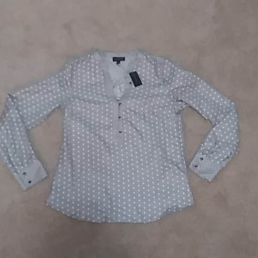 NWT The Limited Polka Dotted Blouse Size XS